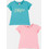 Joyce Σετ Παιδικά T-Shirt Κοντομάνικα Γαλάζια Ροζ 2411501