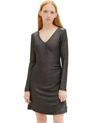 Tom Tailor Mini Φόρεμα για Γάμο / Βάπτιση Ασημί 1039384-34029