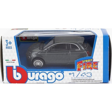 Bburago Fiat 500 Street Fire Μεταλλικό Μοντέλο Αυτοκίνητου 1:43