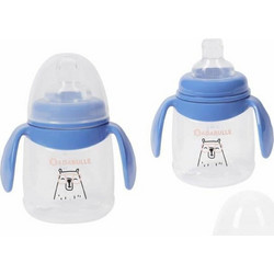 Badabulle Εκπαιδευτικό Ποτήρι Blue 180ml B005006