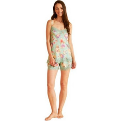 Harmony Babydoll Καλοκαιρινό Σατέν Πράσινο Mint 606502