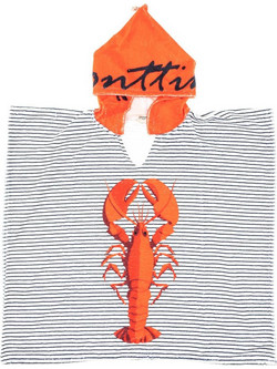 Monttini Kids Παιδικό Πόντσο Θαλάσσης Πορτοκαλί 65x125cm 37086