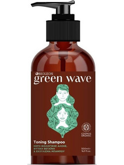Bioleon Green Wave Σαμπουάν Κερατίνης για Επανόρθωση για Λεπτά & Ταλαιπωρημένα Μαλλιά 500ml