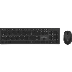 Powertech PT-1189 Black Ασύρματο Σετ Πληκτρολόγιο & Ποντίκι