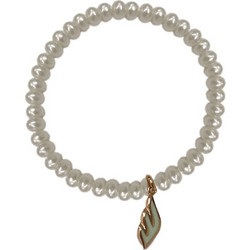Very Gavello Γυναικείο Βραχιόλι από Κορδόνι & Χρυσό 9K με Πέρλα VBBMAN-1-R41