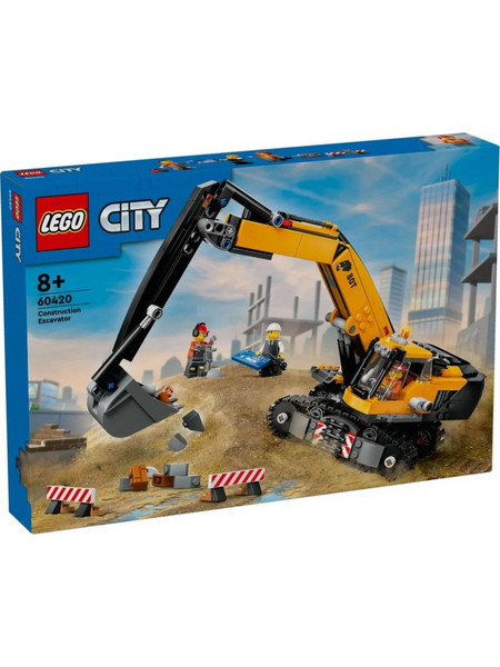 Lego City Yellow Construction Excavator για 8+ Ετών 60420