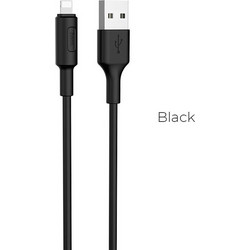 Hoco X25 USB-A to Lightning Cable 1m Black 6957531080107