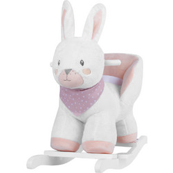 KikkaBoo Bunny Κουνιστό Λευκό Ροζ