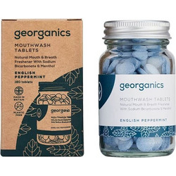 Georganics English Peppermint Στοματικό Διάλυμα 180τμχ