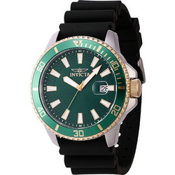Invicta Pro Diver Ανδρικό Ρολόι με Μαύρο Καουτσούκ Λουράκι 46134