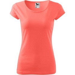 Malfini Γυναικείο Αθλητικό T-Shirt Κοραλί MLI-122A1