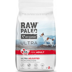 VetExpert Raw Paleo Ultra Mini Adult Monoprotein with Beef 2kg