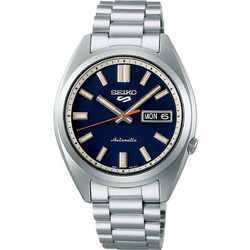 Seiko Ανδρικό Ρολόι Αυτόματο με Ασημί Μεταλλικό Μπρασελέ SRPK87K1