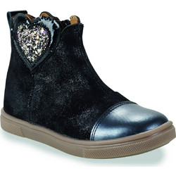 GBB Παιδικά Μποτάκια Navy Μπλε Suede με Φερμουάρ AK320-41