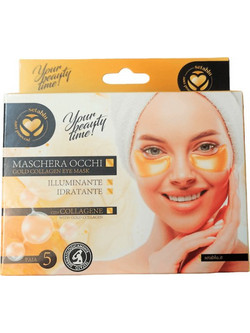 Setablu Gold Collagen Eye Patches για Ενυδάτωση & Λάμψη με Κολλαγόνο 5τμχ