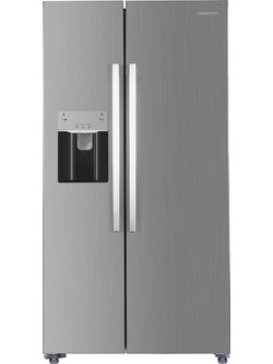 Daewoo CSMSBS4ELVB8-EU Ψυγείο Ντουλάπα 513lt No Frost Υ177xΠ90xΒ66cm Inox