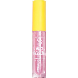 Golden Rose Miss Beauty Diamond Shine 3D 1 Pink Trip Lip Gloss 4.5ml