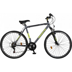 Orient Bikes Vita 2024 Ποδήλατο Trekking 28" με 21 Tαχύτητες Γκρι Lime