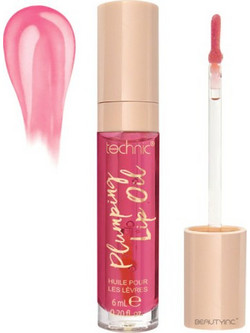 Technic Plumping Chocolate Bombe Lip Oil με Χρώμα 6ml
