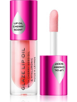 Makeup Revolution Glaze Glam Pink Lip Oil με Χρώμα 4.6ml