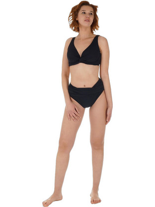 Gsecret Bikini Set Ψηλόμεσο Μαύρο H20917-27916