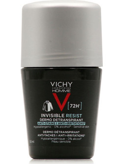 Vichy Invisible Resist Ανδρικό Αποσμητικό Roll On 72h 50ml