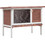 vidaXL Κλουβί για Κουνέλια Καφέ 90x45x65cm