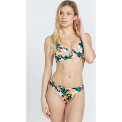 Volcom Had me at Aloha Bikini Slip Floral Πράσινο Σομόν O211240