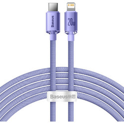 Baseus Crystal Shine Braided USB-C to Lightning Cable 20W 2m Purple CAJY000305