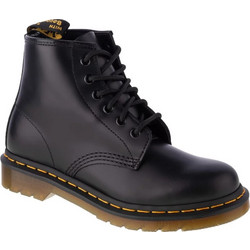 Dr. Martens 101 Γυναικεία Αρβυλάκια Δερμάτινα Μαύρα με Χοντρό Χαμηλό Τακούνι Αδιάβροχα 26230001