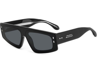 Isabel Marant IM0169/G/S 807IR Ανδρικά Γυαλιά Ηλίου Aviator Κοκάλινα Μαύρα με Μαύρο Polarized Φακό