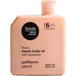 Laouta Peach Λάδι Μαυρίσματος Σώματος SPF6 100ml