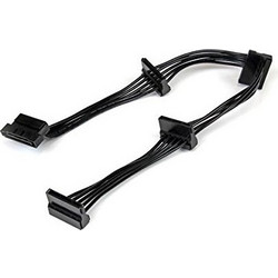 StarTech PYO4SATA Καλώδιο Τροφοδοσίας 15-Pin SATA to 4 x 15-Pin SATA 0.4m Black