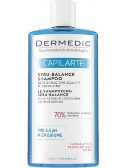 Dermedic Capilarate Sebu Balance Σαμπουάν για Επανόρθωση για Λιπαρά Μαλλιά 300ml