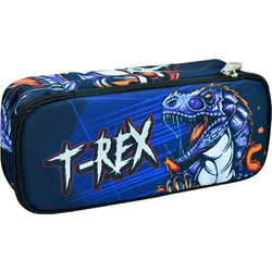 Back Me UP T-REX Κασετίνα Μπλε 357-20141
