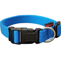 Pet Interest Plain Line Κολάρο Σκύλου Μπλε 2x32-50cm