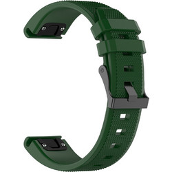 Techsuit QuickFit W058 Λουράκι Σιλικόνης Dark Green (Garmin Fenix 3 / 5 / 6 / 6 Pro / 7 / Forerunner 935 / 945 / 955)