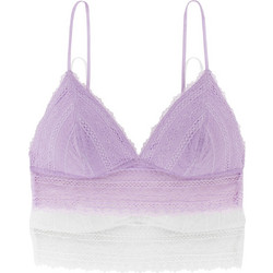 Dorina Caia Bralette χωρίς Μπανέλα Λευκό Λιλά D001152LA065-2X0147