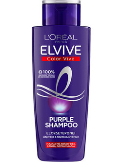 L'Oreal Paris Elvive Color Vive Purple Σαμπουάν για Προστασία Χρώματος για Βαμμένα Μαλλιά 400ml
