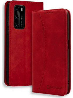 Bodycell Pu Leather Book Red (Huawei P40)
