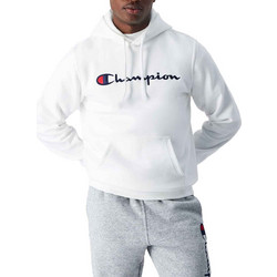 Champion Ανδρικό Αθλητικό T-Shirt με Κουκούλα Λευκό 220253-WW001