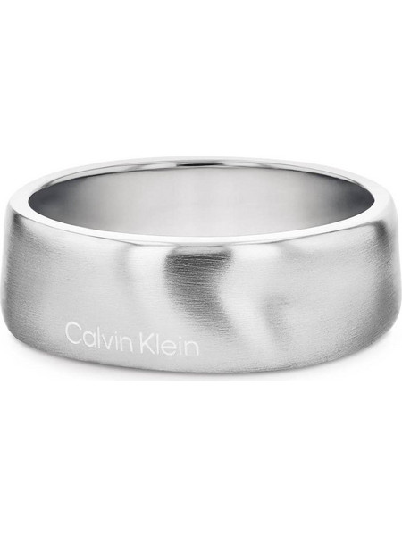 Calvin Klein Ανδρικό Δαχτυλίδι Βεράκι από Ατσάλι Ασημί 35100037