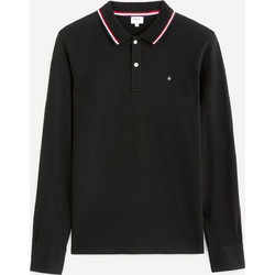 Celio Necetwoml Ανδρική Μπλούζα Polo Μακρυμάνικη Μαύρη
