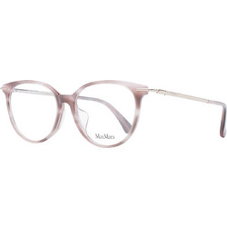 Max Mara MM5064-D 074 Γυναικείος Σκελετός Γυαλιών Οράσεως Κοκάλινος Μεταλλικός Ασημί Μαύρος