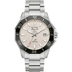 Bulova Ανδρικό Ρολόι με Ασημί Μεταλλικό Μπρασελέ 96B426