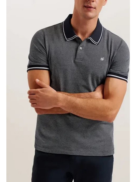 Ted Baker Ανδρική Μπλούζα Polo Κοντομάνικη Navy Μπλε 274053