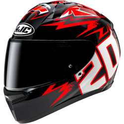 HJC C10 Diablo Mask MC1 Black Red Κράνος Μηχανής Full Face
