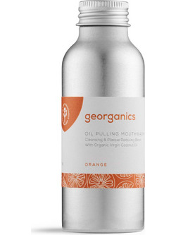 Georganics Orange Oil Pulling Στοματικό Διάλυμα κατά της Πλάκας 100ml