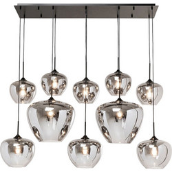 Kare Design Sphere Smoke Κρεμαστό Φωτιστικό Οροφής Πολύφωτο Γκρι 56696