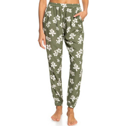 Roxy Υφασμάτινο Γυναικείο Παντελόνι Jogger Relaxed Εφαρμογή με Λάστιχο Χακί ERJX603346-GNG6